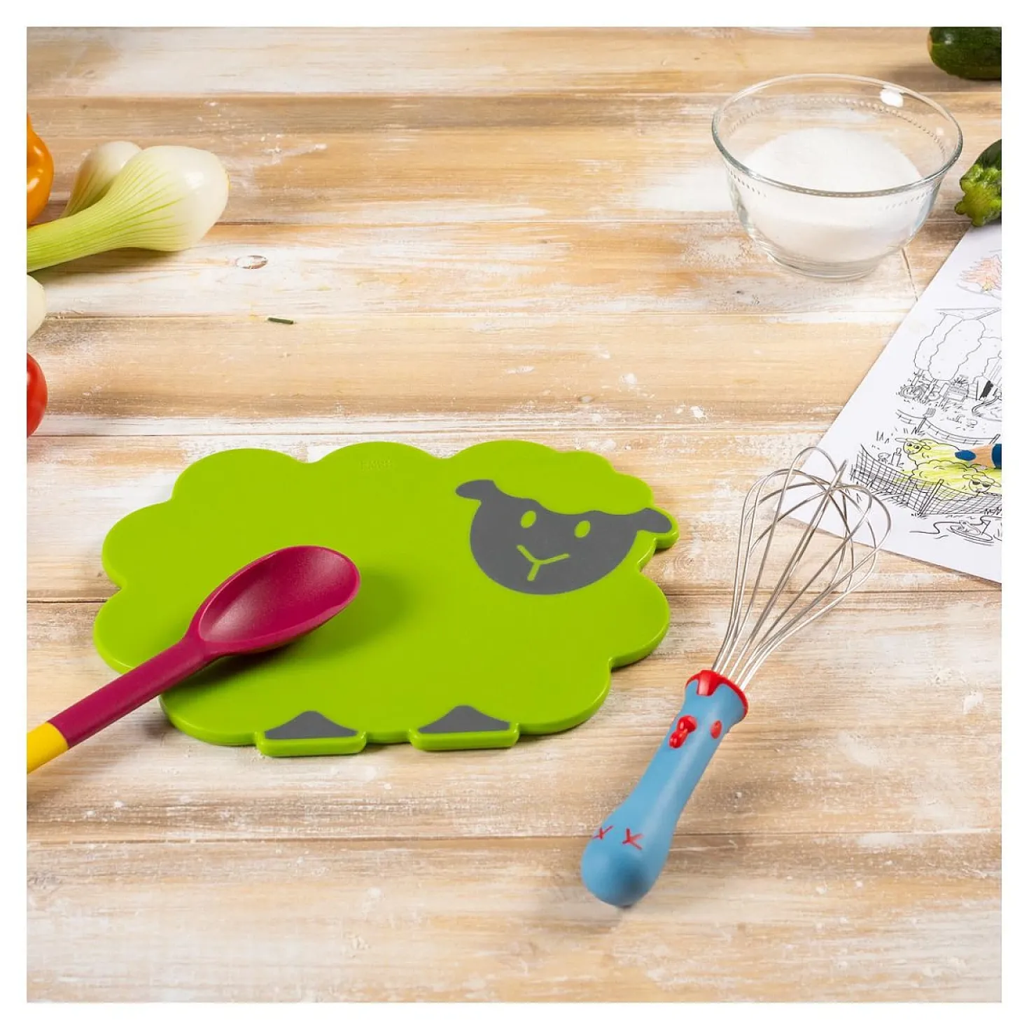 Kuhn Rikon KinderKitchen Snijplank Schaap