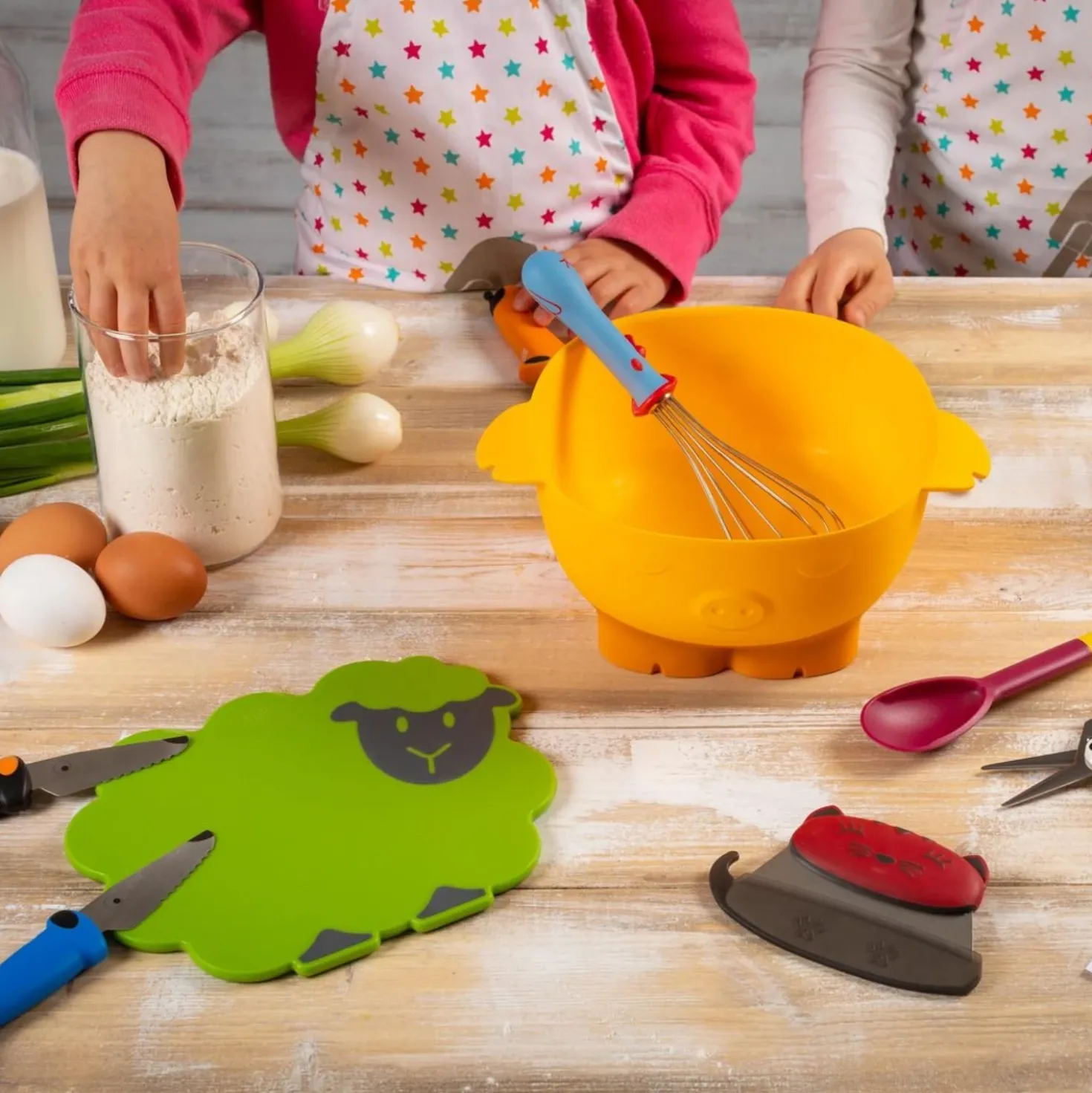 Kuhn Rikon KinderKitchen Wiegemes + Snijplank