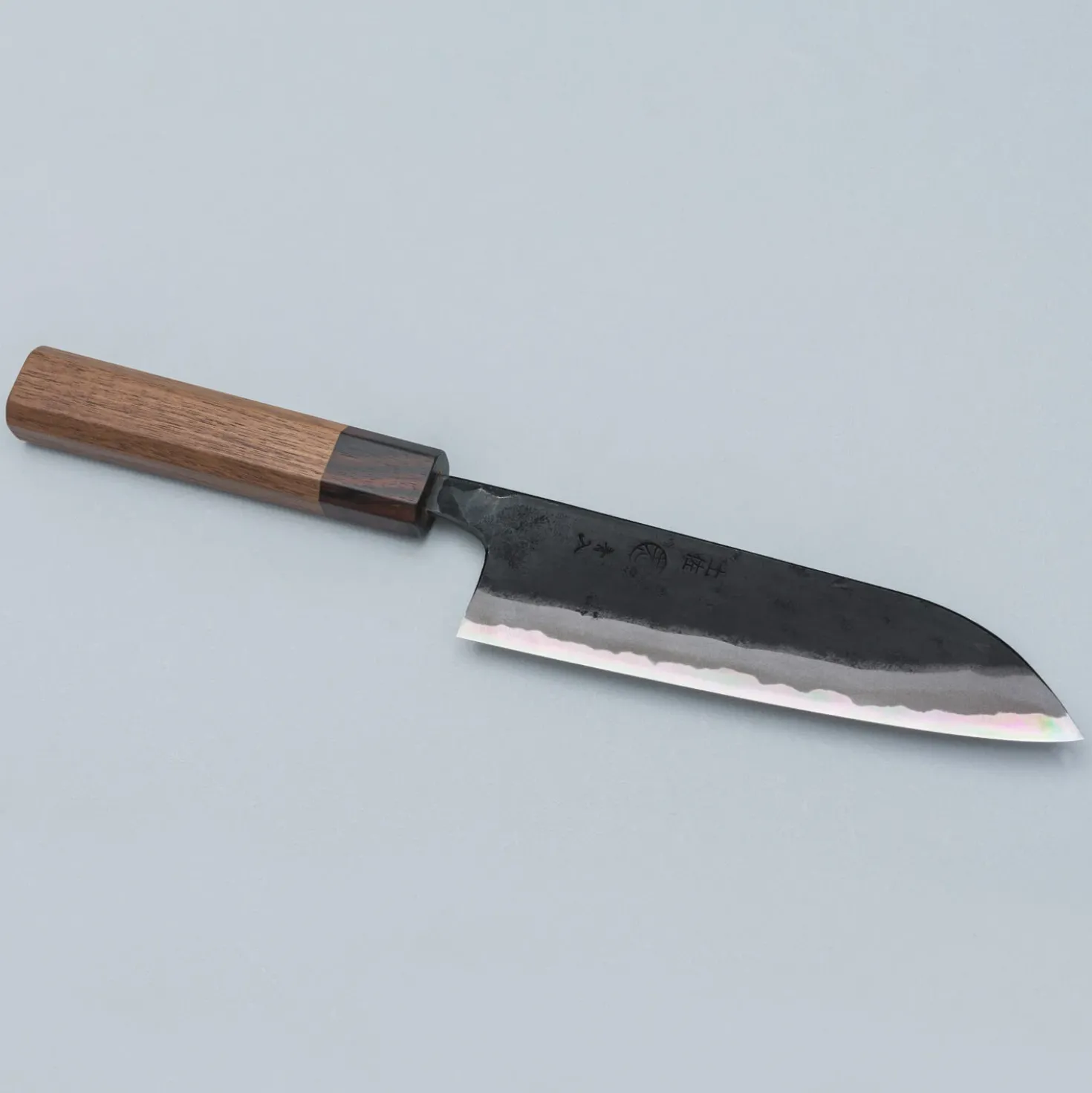 Kyohei Aogami Walnut Santoku 16.5 cm