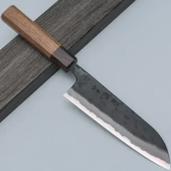 Kyohei Aogami Walnut Santoku 16.5 cm