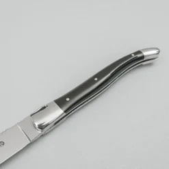 Laguiole en Aubrac Classic Zakmes Zwart Hoorn 12 cm