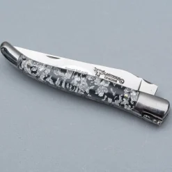 Laguiole en Aubrac Classic Zakmes Silver Glitter 12 cm