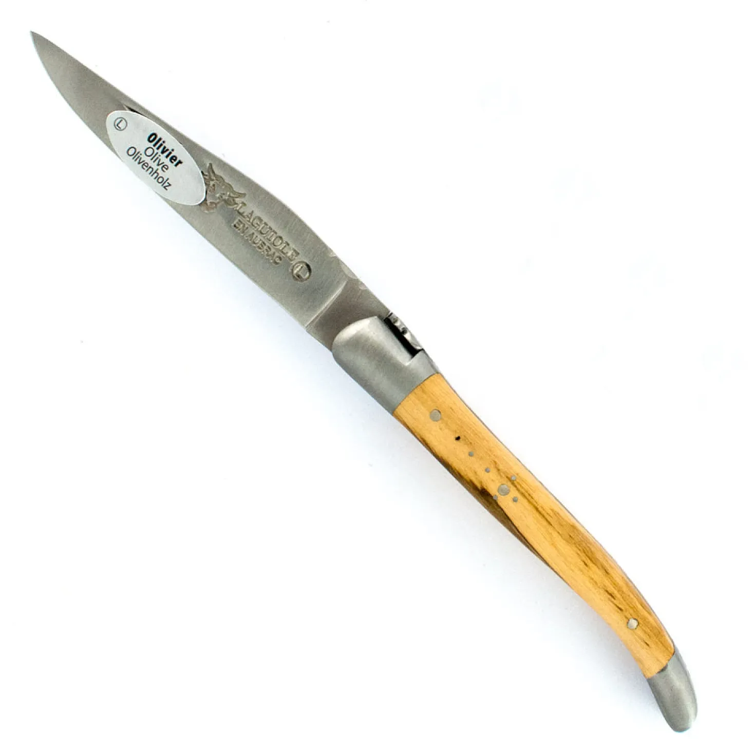 Laguiole en Aubrac Classic Zakmes Olijfhout 10 cm