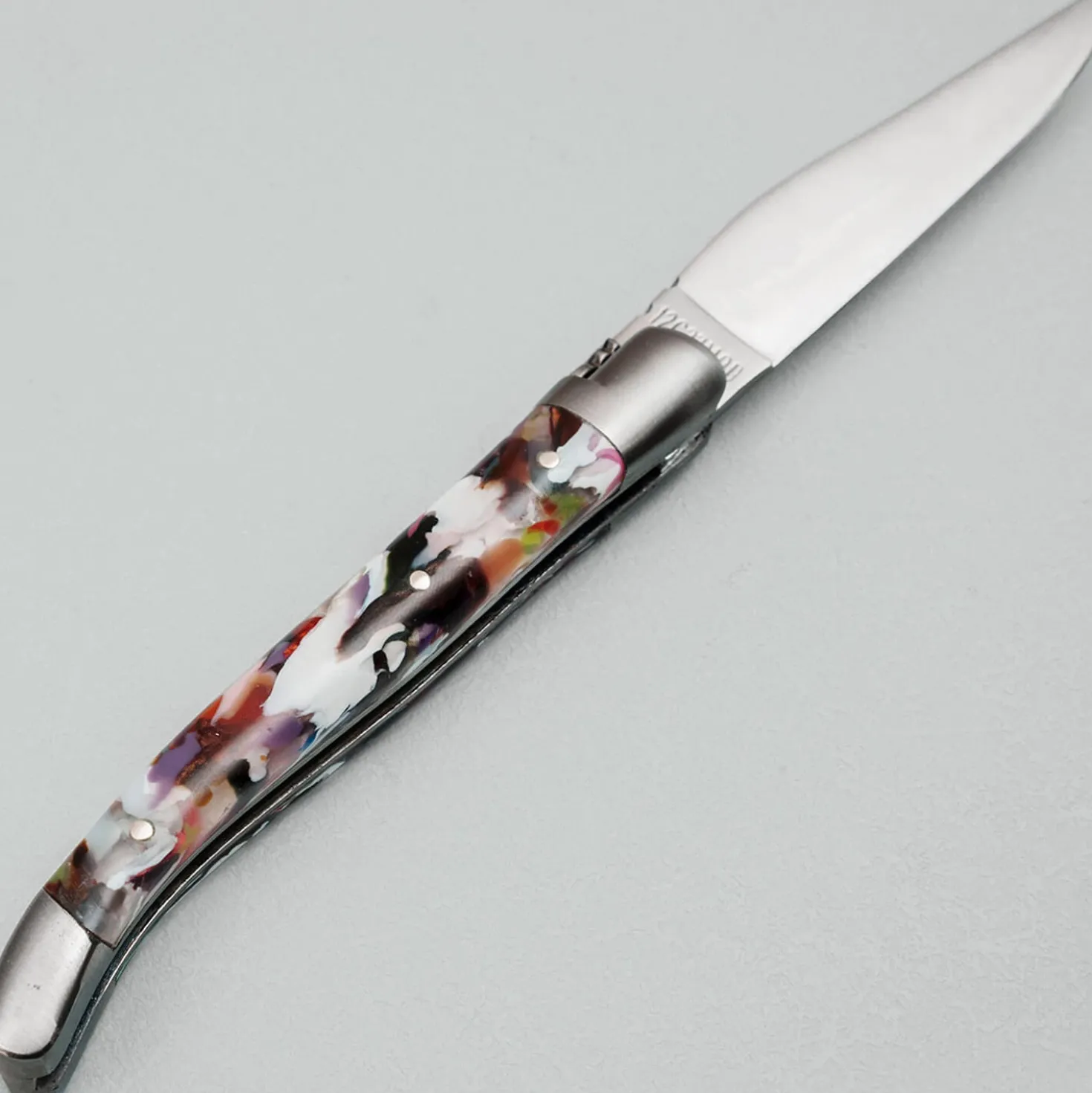 Laguiole en Aubrac Classic Zakmes Arlequin Brosse 10 cm