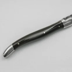 Laguiole en Aubrac Damascus Steakmes Hoorn 2 delig