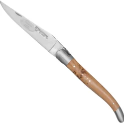 Laguiole en Aubrac Damast Zakmes Jeneverbes 12 cm