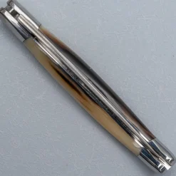 Laguiole en Aubrac Damast Zakmes Hoorn 12 cm