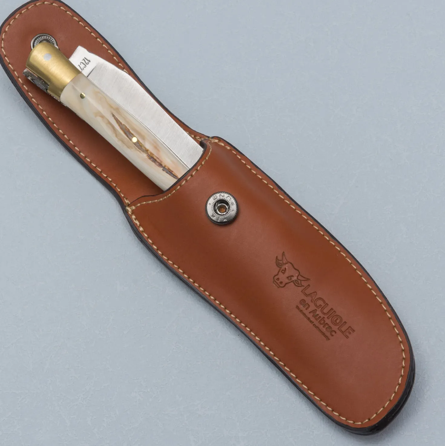 Laguiole en Aubrac Riemetui Maya Marron 12 cm