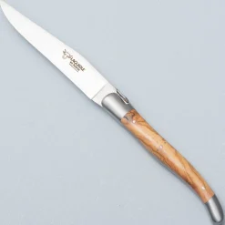 Laguiole en Aubrac Steakmessenset Olijf 4 delig
