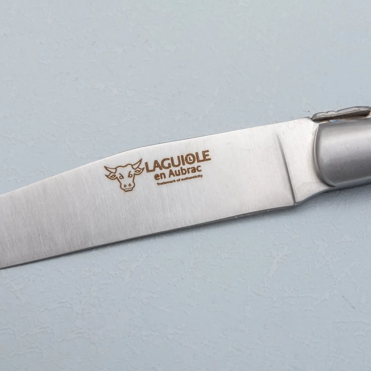Laguiole en Aubrac Steakmessenset Buffelhoorn 6 delig