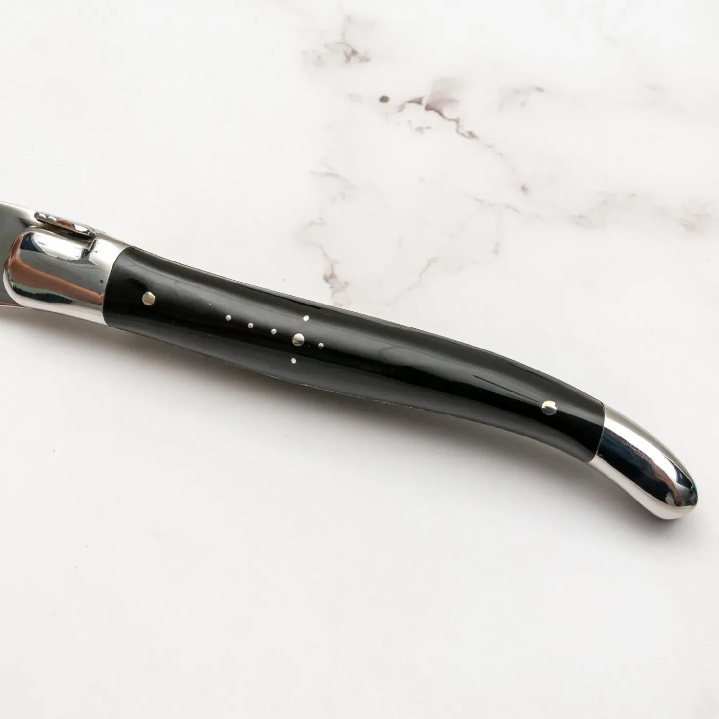 Laguiole en Aubrac Steakmessenset Buffelhoorn 6 delig