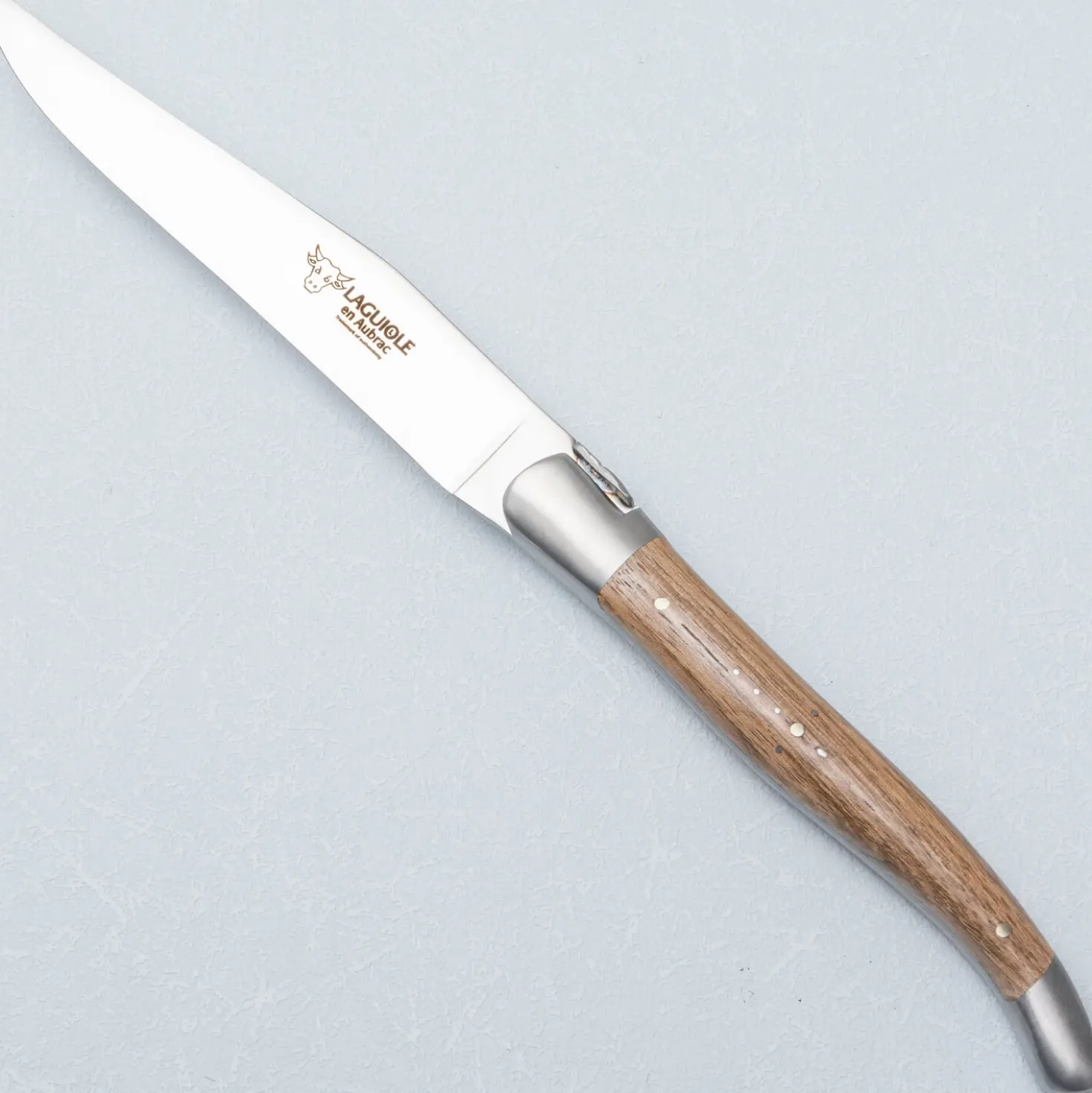 Laguiole en Aubrac Steakmessenset Walnoot 4 delig