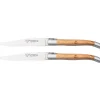 Laguiole en Aubrac Steakmessenset Olijf 2 delig