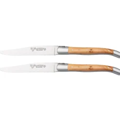 Laguiole en Aubrac Steakmessenset Olijf 2 delig