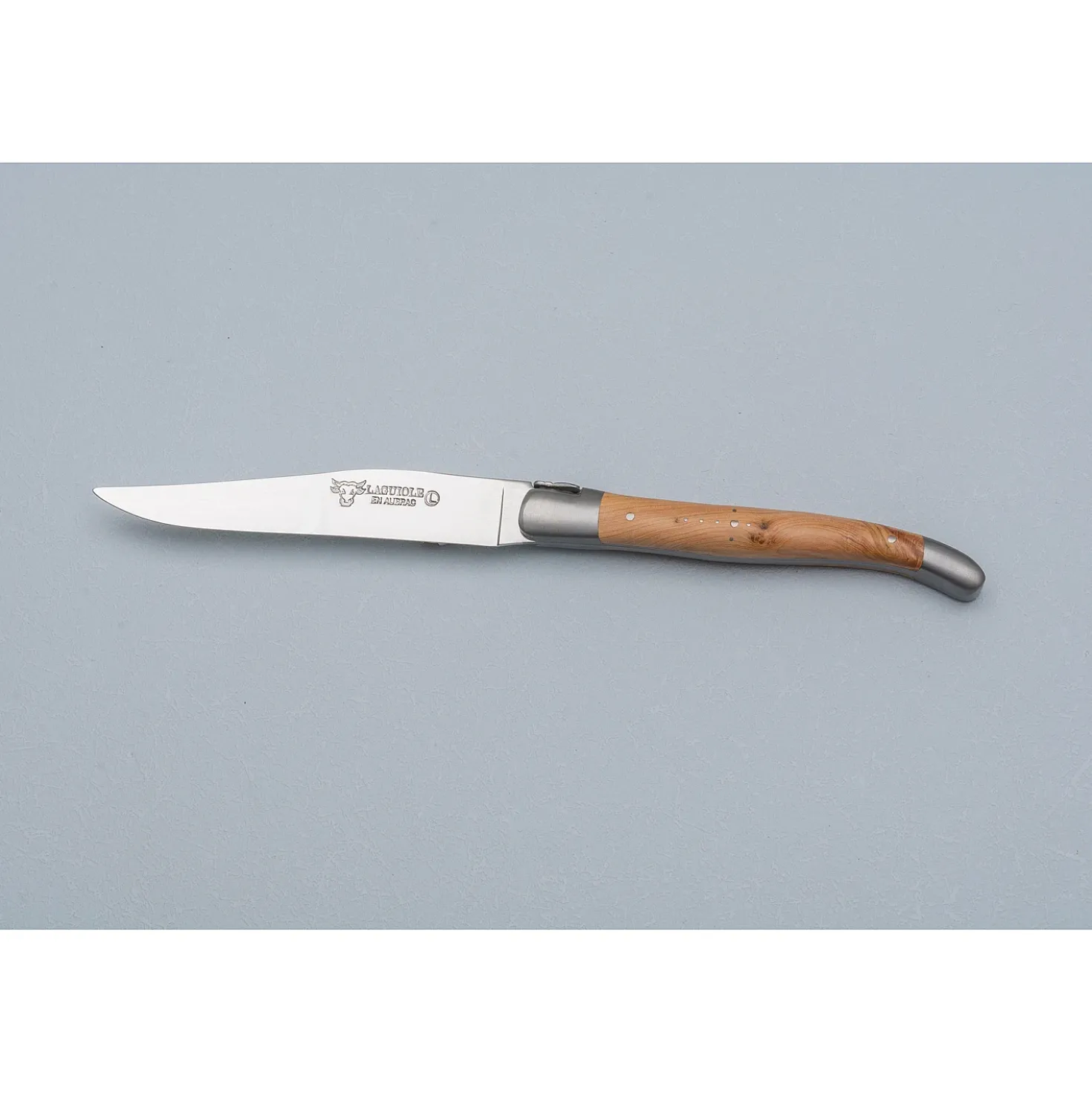 Laguiole en Aubrac Steakmessenset Olijf 2 delig