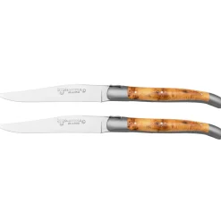 Laguiole en Aubrac Steakmessenset Jeneverbes 2 delig