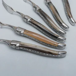 Laguiole en Aubrac Vorkenset Hoorn 6 delig