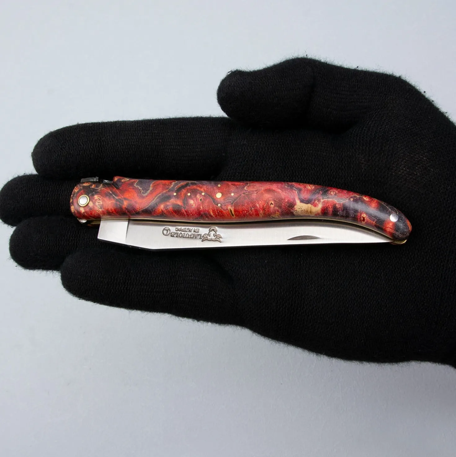 Laguiole en Aubrac Zakmes Cosmos Fire Elder Space Bee 12 cm