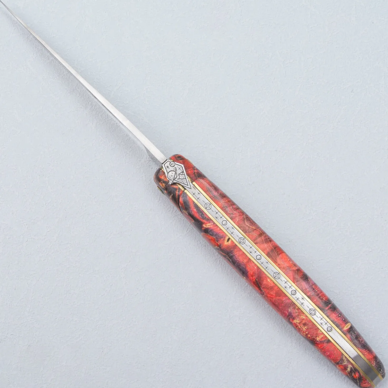 Laguiole en Aubrac Zakmes Cosmos Fire Elder Space Bee 12 cm