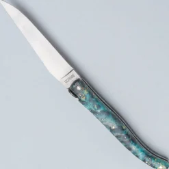 Laguiole en Aubrac Zakmes Cosmos Blue Elder Earth Bee 12 cm