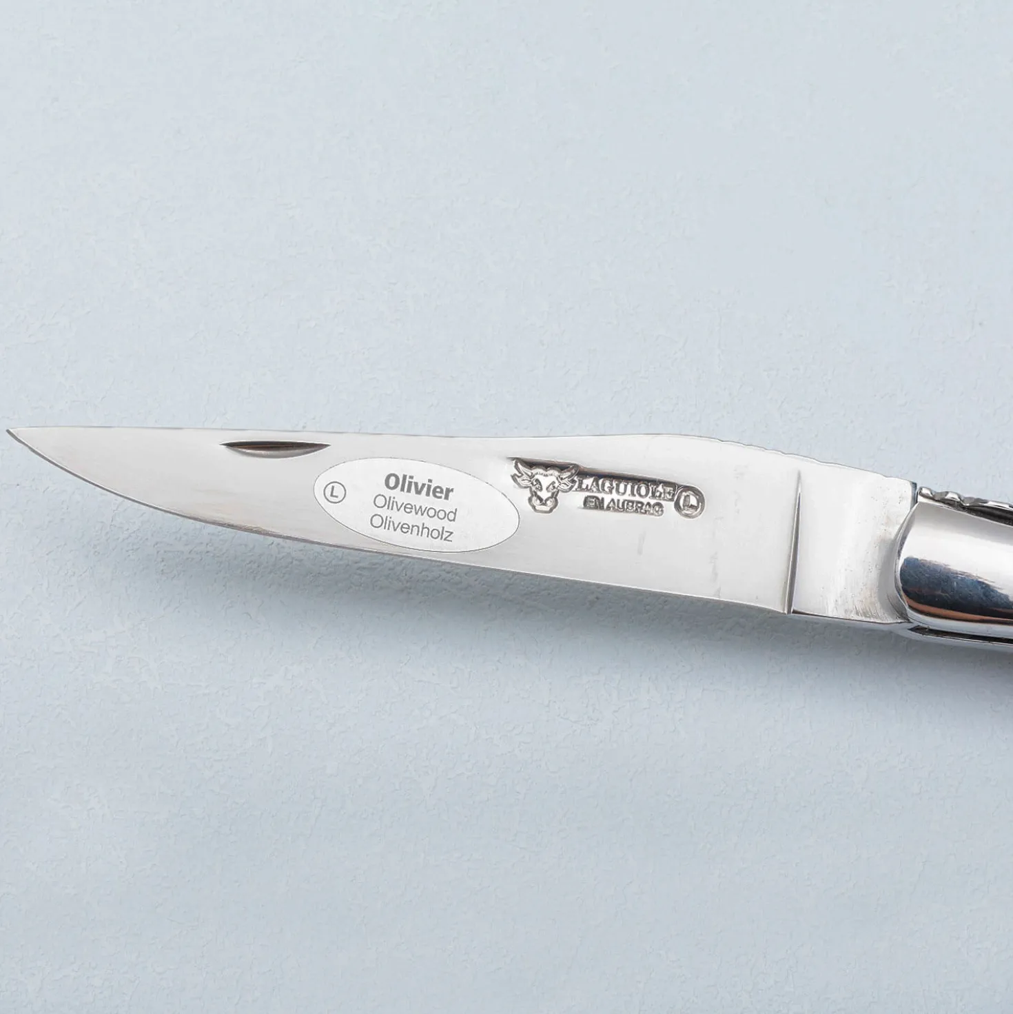 Laguiole en Aubrac Zakmes Double Plated Olive Burl 12 cm