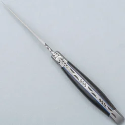 Laguiole en Aubrac Zakmes Ebony Mosaic Blue 12 cm