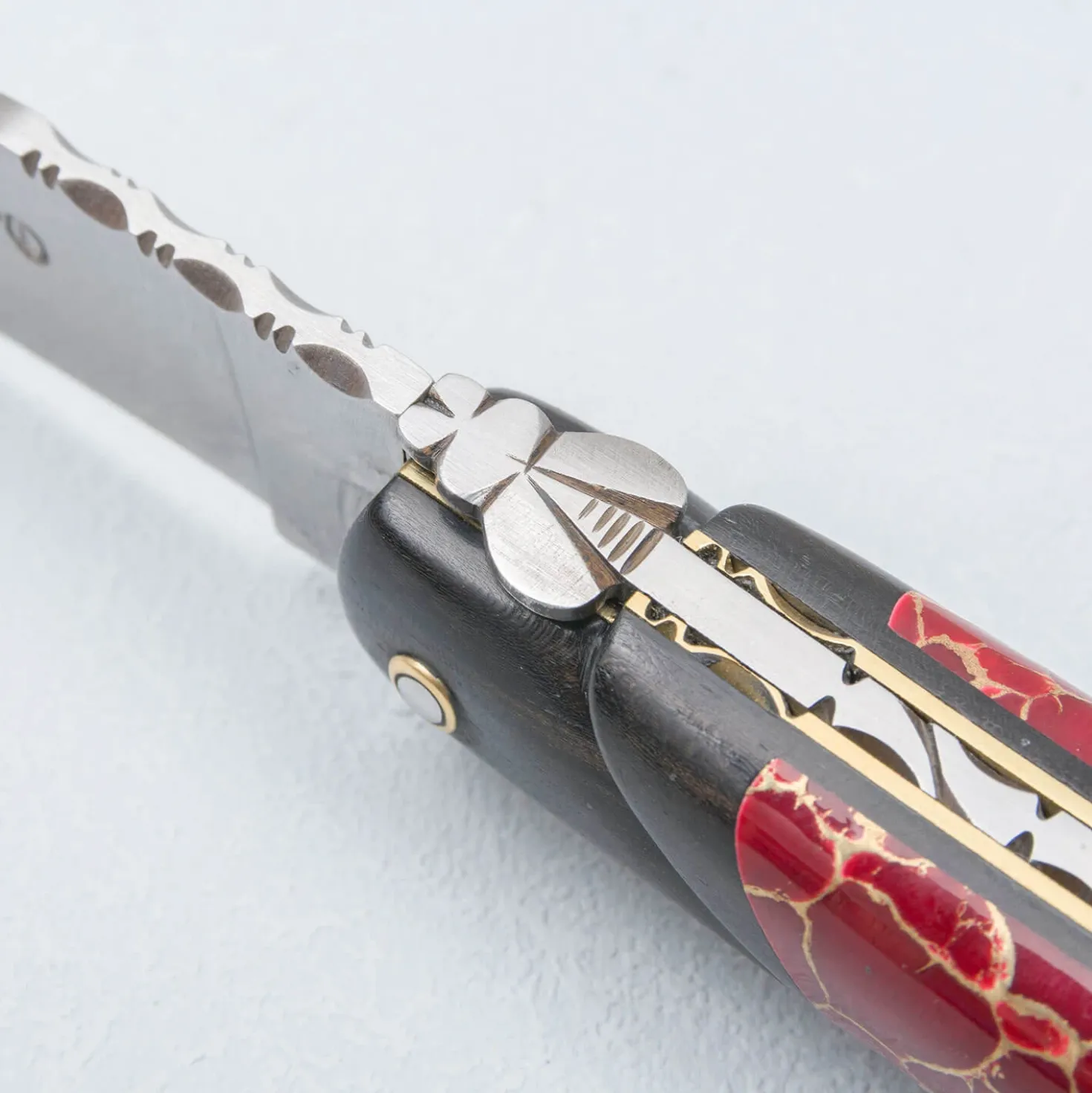 Laguiole en Aubrac Zakmes Ebony Jasper Zakmes 12 cm