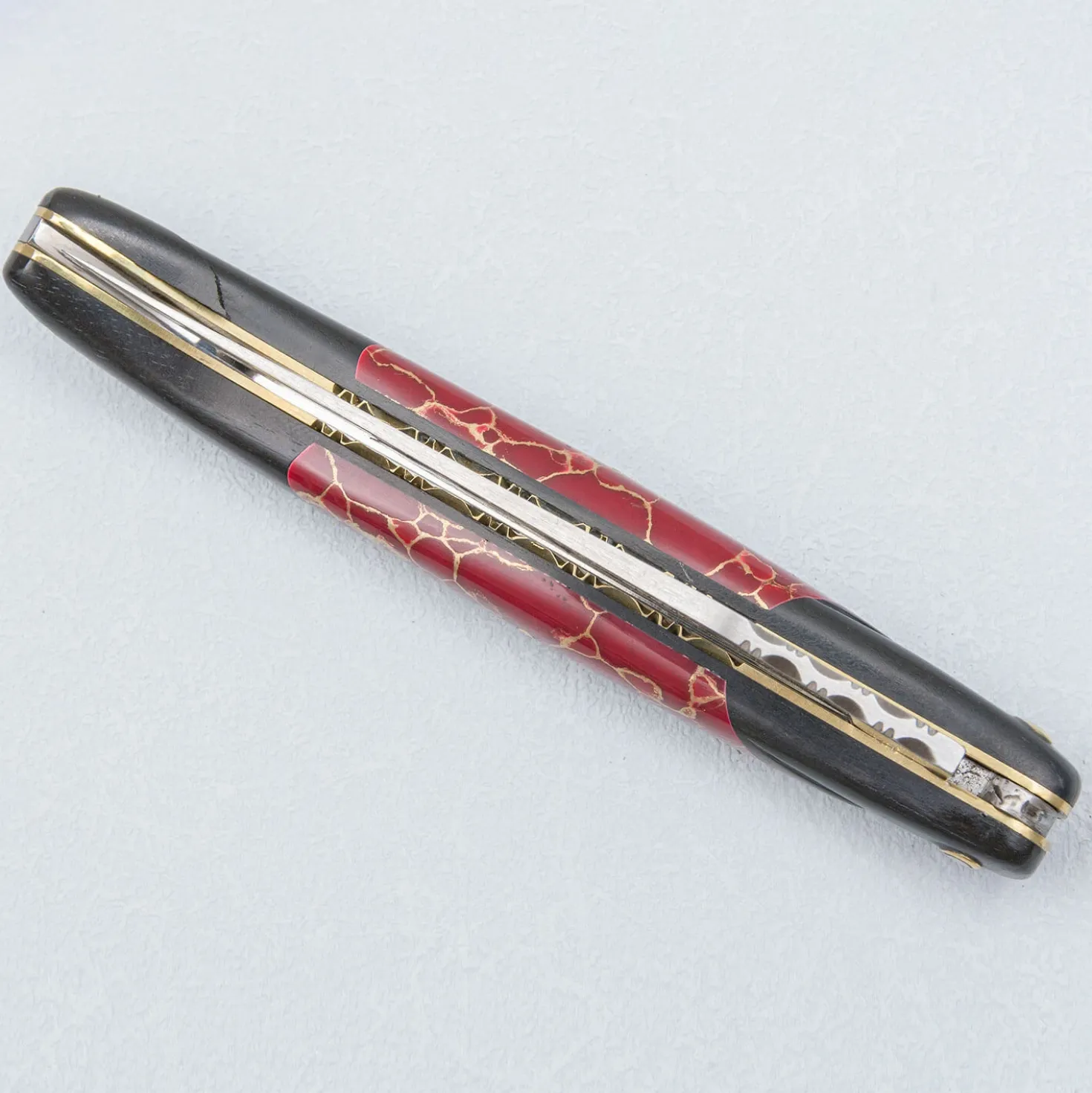 Laguiole en Aubrac Zakmes Ebony Jasper Zakmes 12 cm