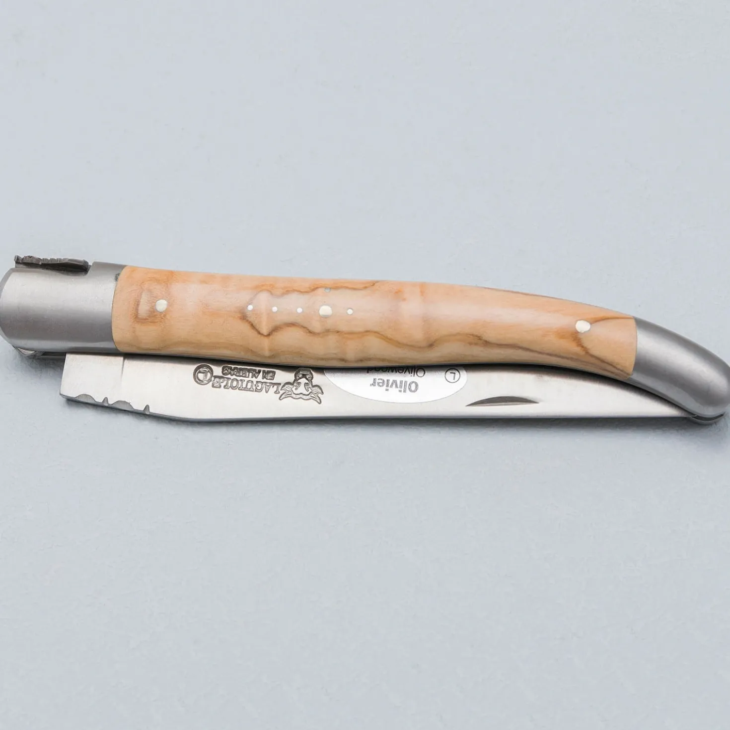 Laguiole en Aubrac Zakmes Olijfhout L' Elegant 12 cm