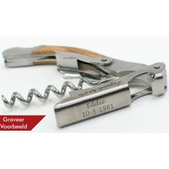 Laguiole Kelnersmes Style de Vie Rozenhout