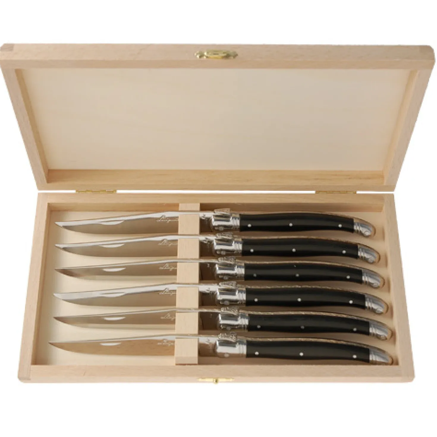 Laguiole Steakmessen Jean Dubost Zwart