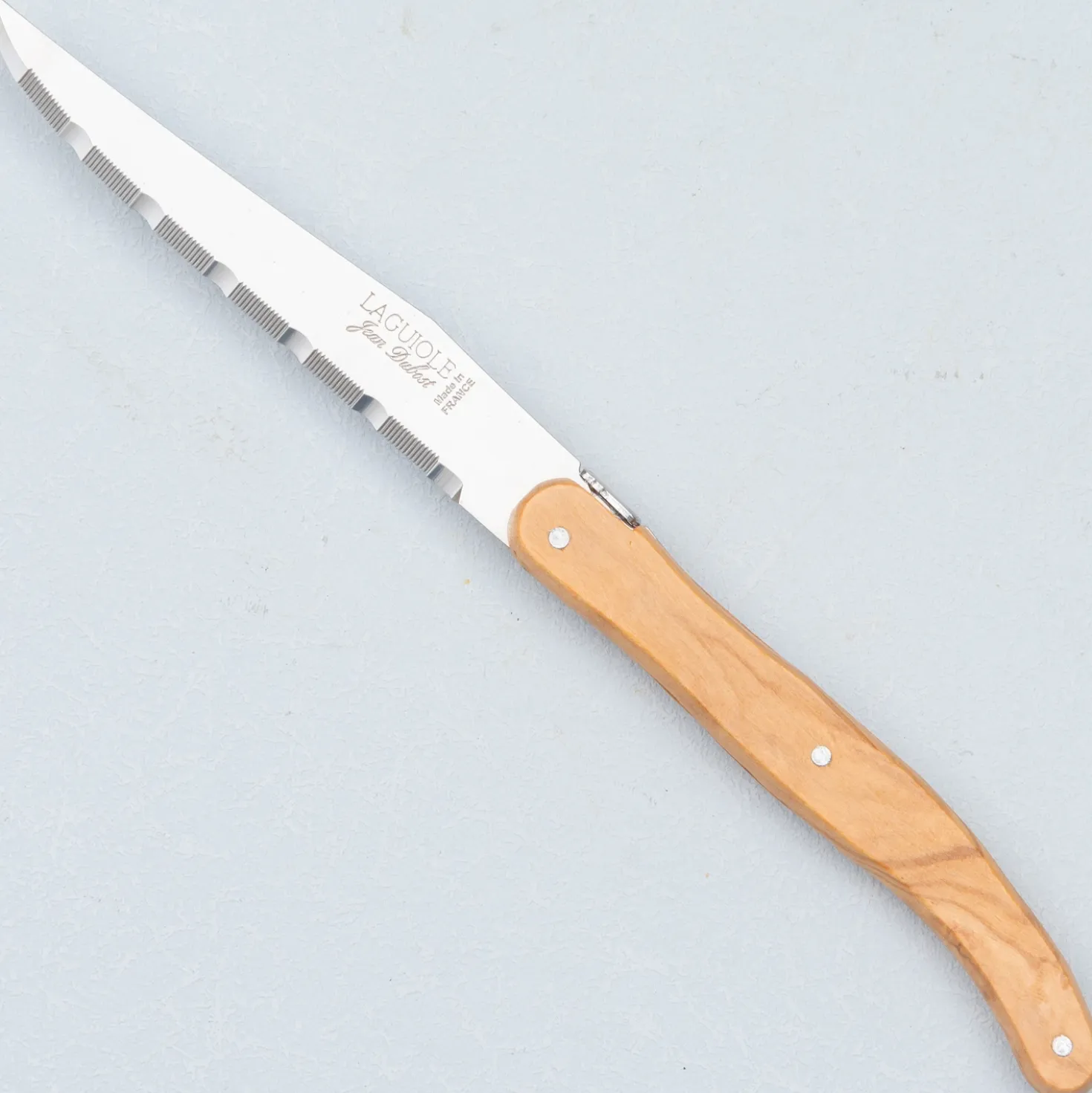 Laguiole Steakmessen Jean Dubost Olijfhout 6 delig