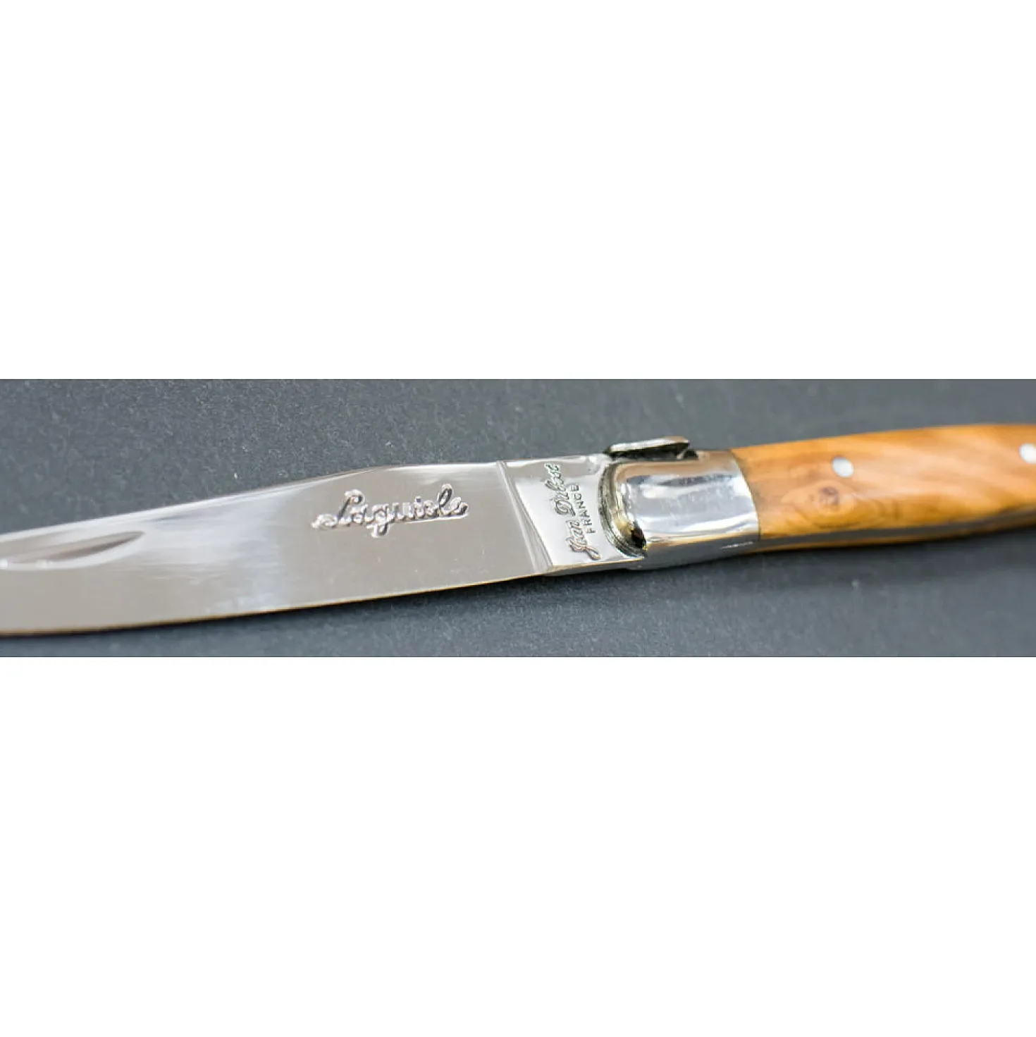 Laguiole Steakmessen Jean Dubost Olijfhout 4 delig