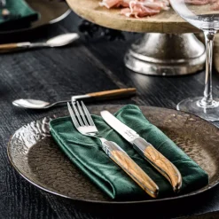 Laguiole Style de Vie Couvertset Olijfhout 16-delig
