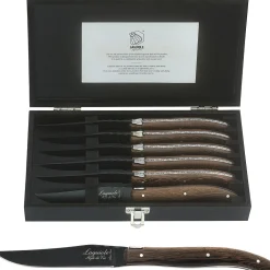 Laguiole Style de Vie Luxury Line Steakmessen Wengehout