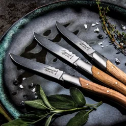 Laguiole Style de Vie Luxury Line Steakmessen Eikenhout (6 stuks)
