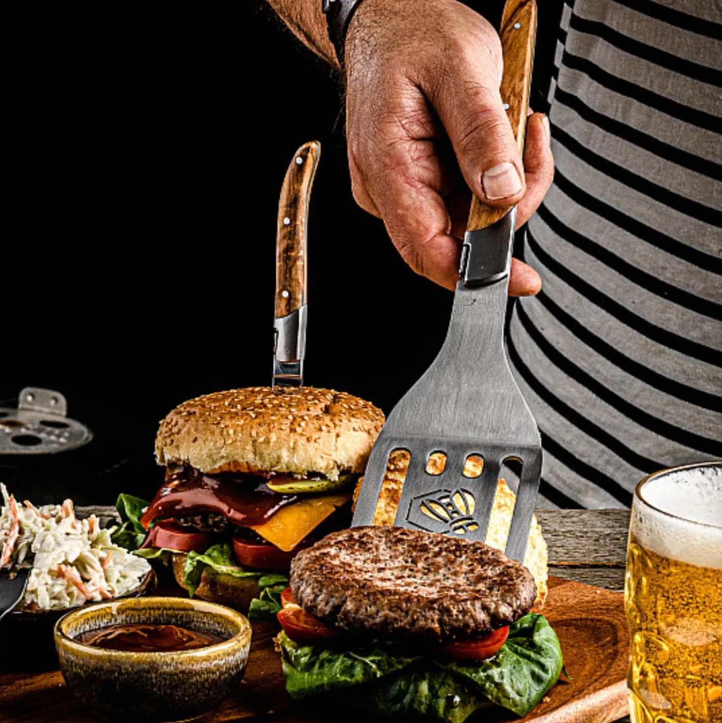 Laguiole Style de Vie Luxury Line Barbecue Set (2-delig)