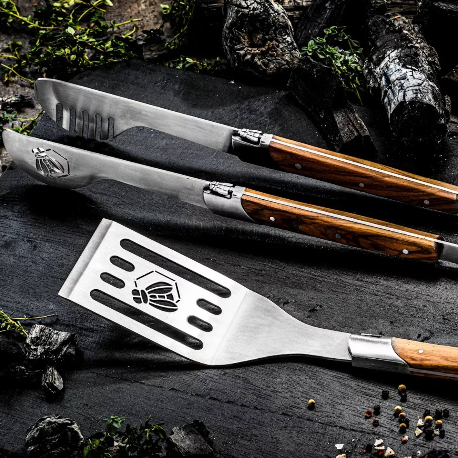 Laguiole Style de Vie Luxury Line Barbecue Set (2-delig)