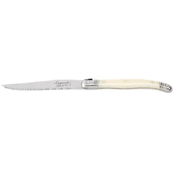Laguiole Style de Vie Premium Line Steakmessen Parelmoer (6 stuks)
