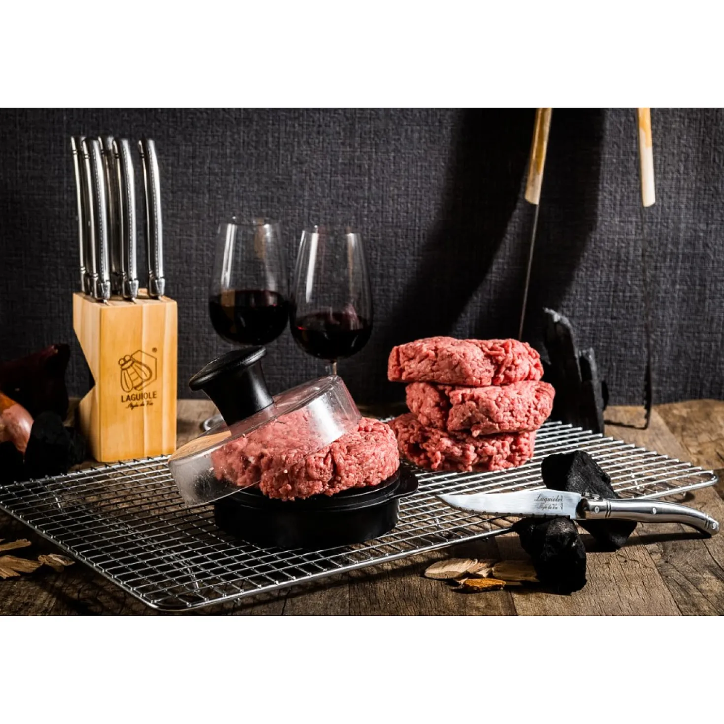 Laguiole Style de Vie Steakmessen Premium Line RVS