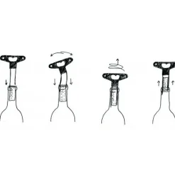 L'atelier Bilame Twin Blade Kurkentrekker