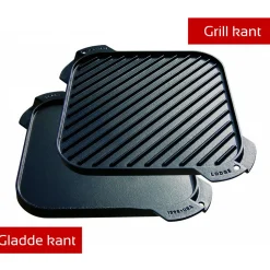 Lodge Pro Dubbelzijdige Grillplaat Vierkant