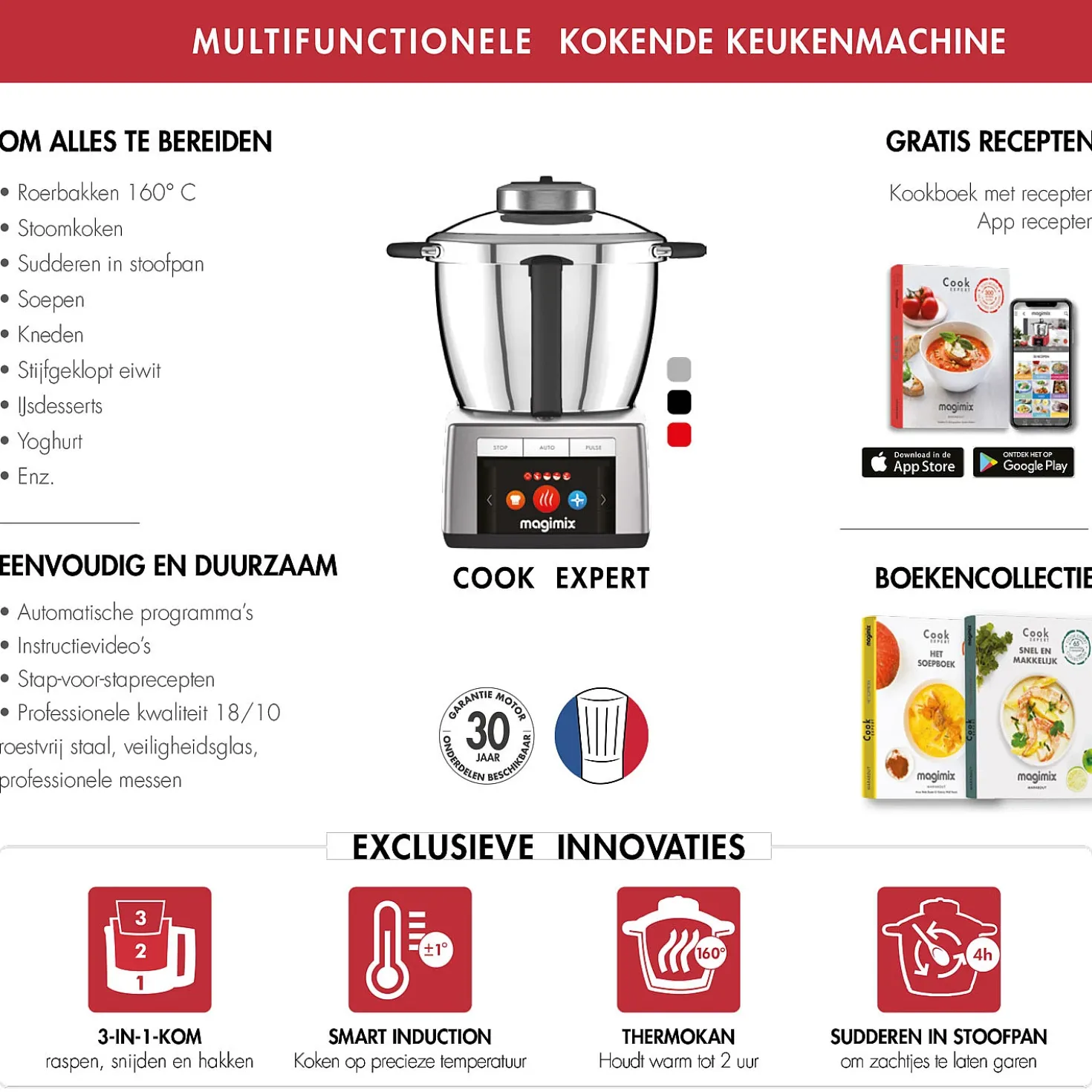 Magimix Cook Expert Rood