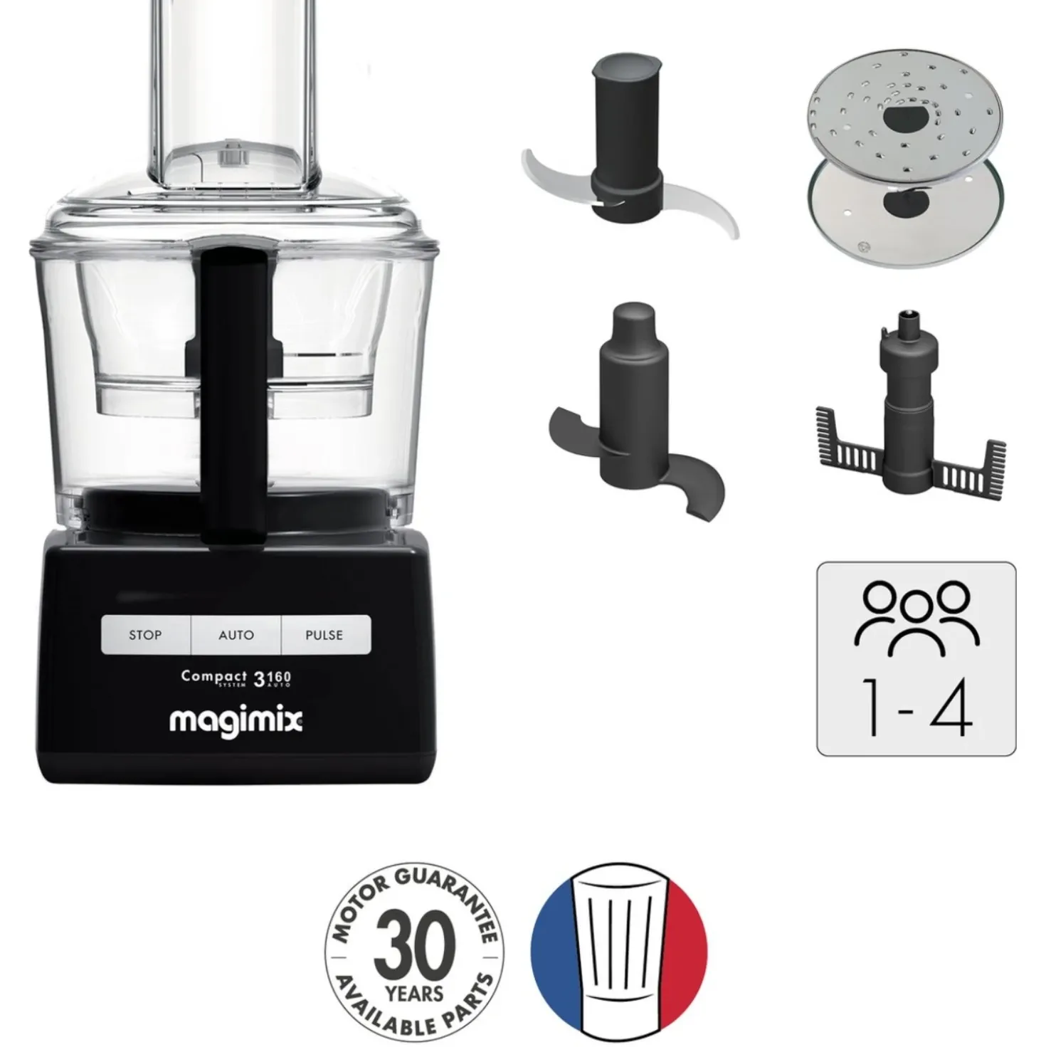 Magimix CS 3160 Foodprocessor Zwart