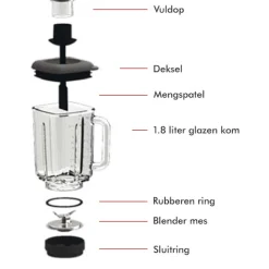 Magimix Glazen Blenderkan Compleet