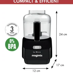 Magimix Le Micro Hakker Zwart