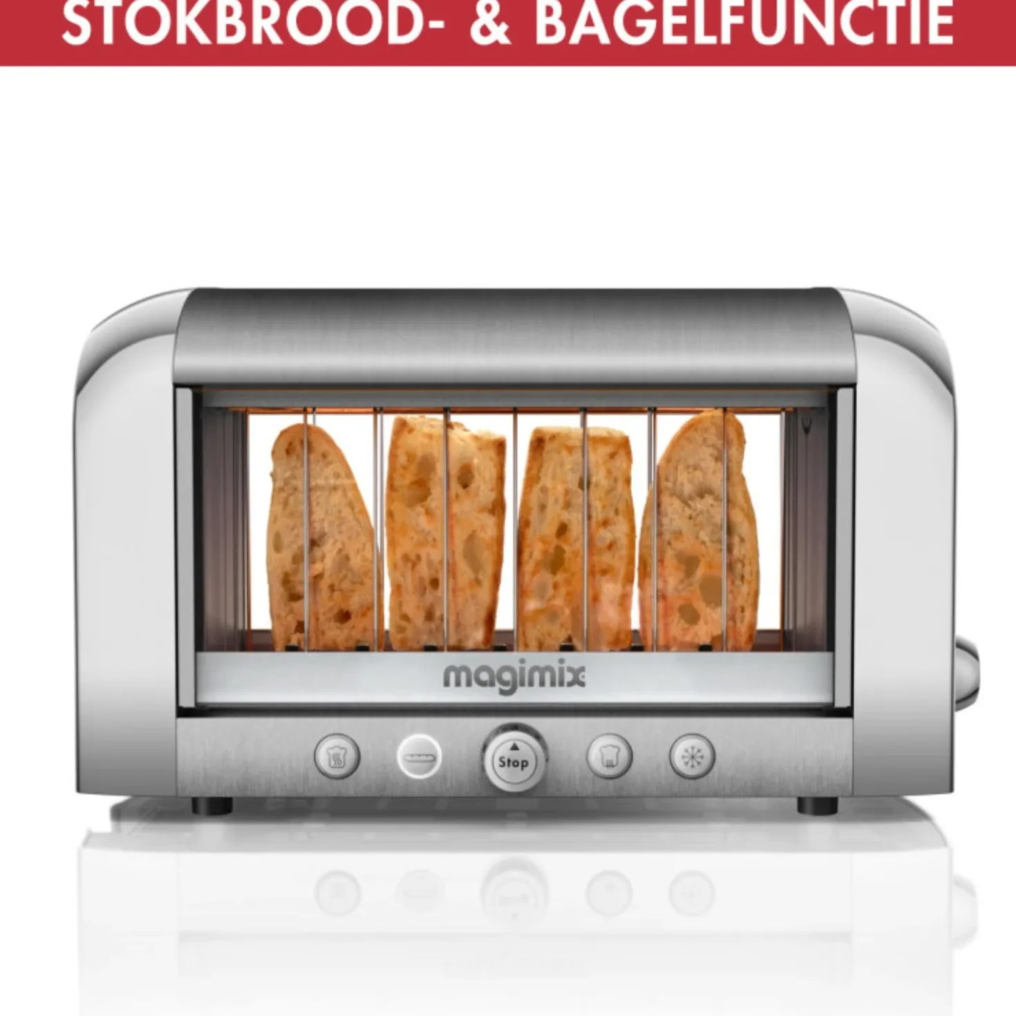 Magimix Vision Broodrooster Chroom