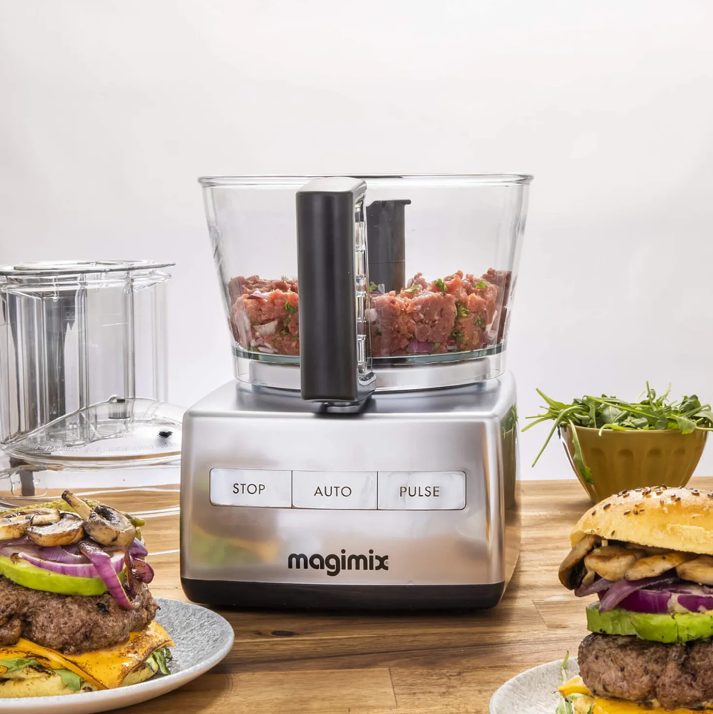 Magimix 3200 XL Compact Foodprocessor Mat Chroom