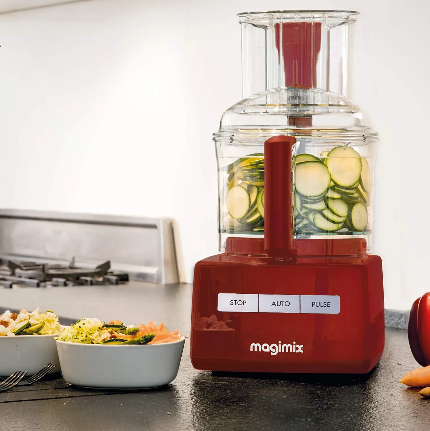 Magimix 5200 XL Premium Foodprocessor Rood