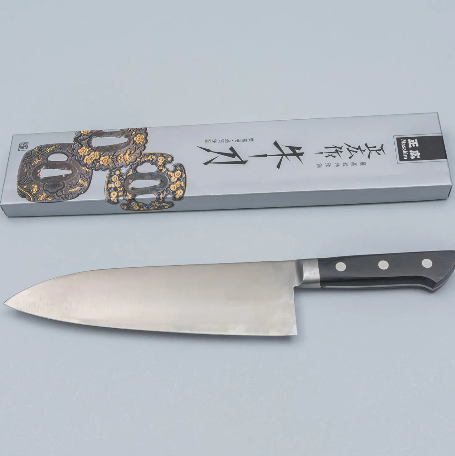 Masahiro Carbon Gyuto 24 cm Wide